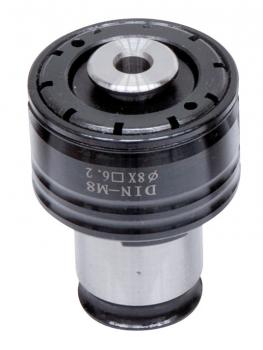 Bernardo quick-change chuck 31 mm GT 24, DIN 376, M8 (6 x 4,9)